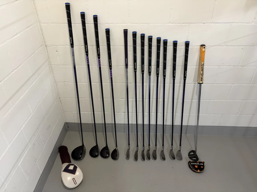Golfset mit Pushtrolley günstig zu verkaufen