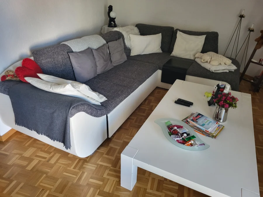 Sofa und Salontisch